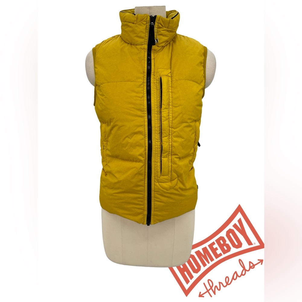 Children's Yellow Puffer Vest Size Junior